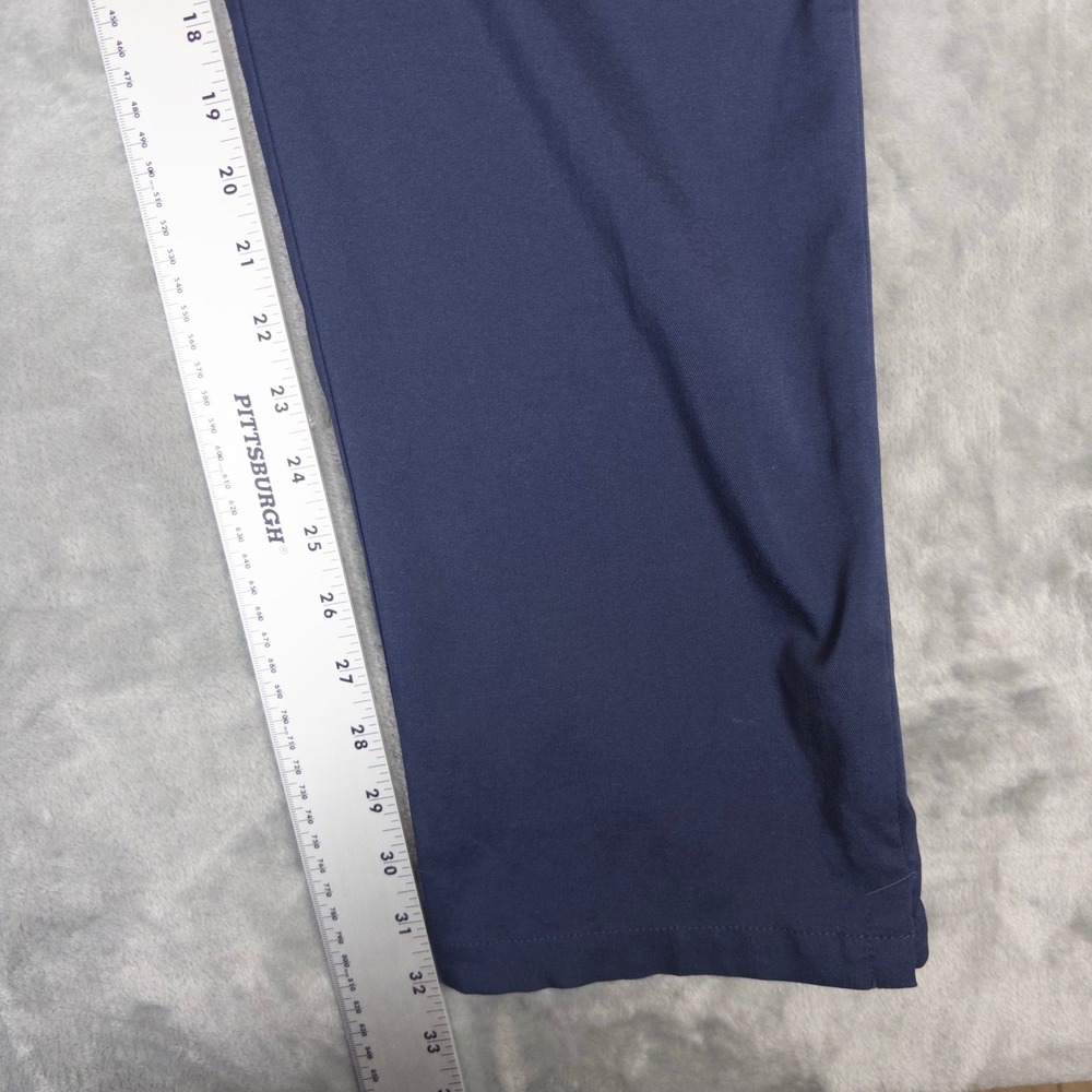 Nike Golf Dri-FIT Pants Mens 34x32 Navy Blue Flat Front Performance AJ5489-451 - Picture 5 of 8